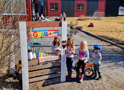 glass-kiosk i Hörneå